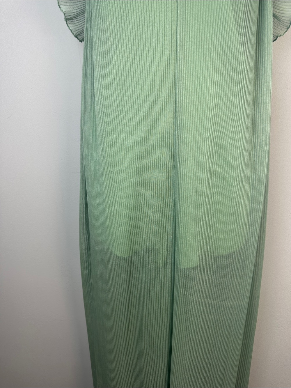 Alice McCall Ruffle Jumpsuit Green Size 4 Lightweight Romper Feminine Playsuit - Picture 4 of 16